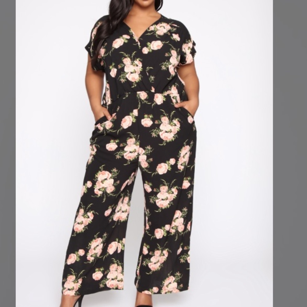 Floral jumpsuit